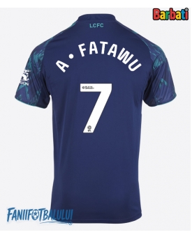 Leicester City Issahaku Fatawu #7 Tricou Fotbal Replică 2025-26 Barbati Deplasare